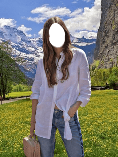Android application Women in Jeans Photo Frame screenshort