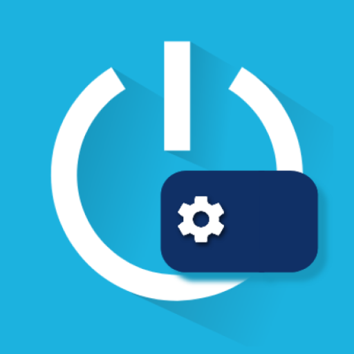 Power menu controls logo