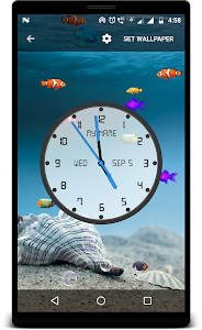 Aquarium Clock Live Wallpaper Unknown