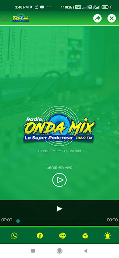 Android application Radio Onda Mix screenshort