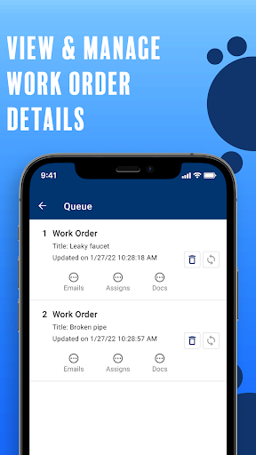 eWorkOrders Screen 3