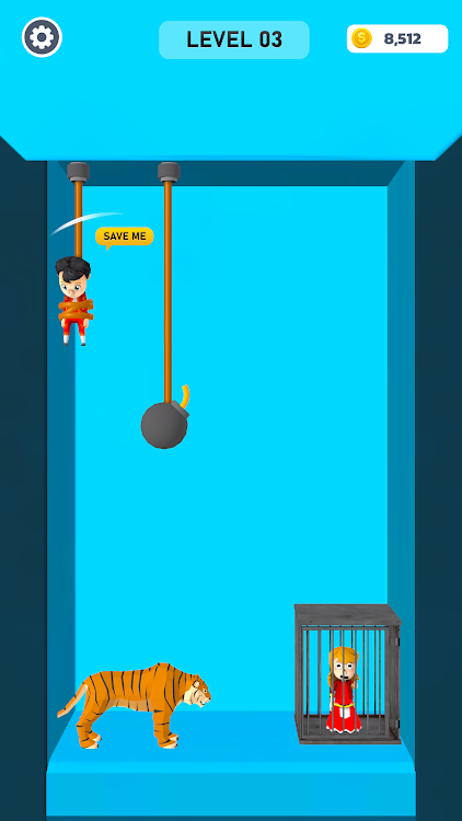 Rescue Princess: Rope Cut Game - New - (Android)