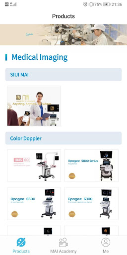 Android application SIUI MAI screenshort