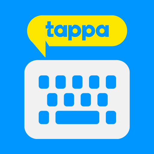 لوحة مفاتيح تابا مع الكتابة AI