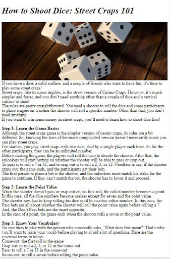 How to Play Dice ekran görüntüsü