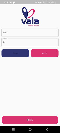 Paykos Terminal Screen 2