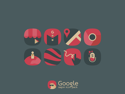 Sagon: Dark Icon Pack Schermata