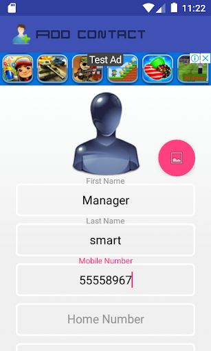 Smart contacts manager Screen 3