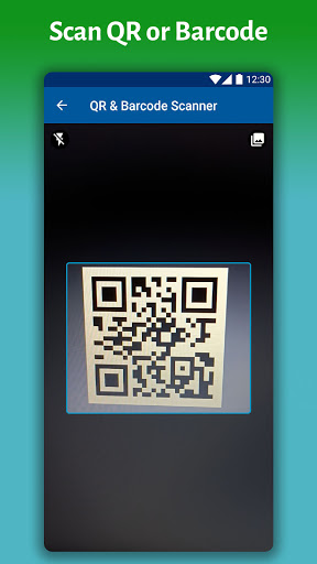 Android application QR Code and Barcode Scanner screenshort