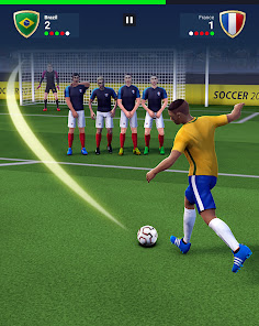 Screenshot 12 FreeKick Football World 2022 android