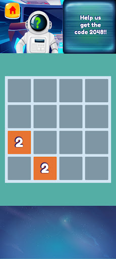 Space 2048 Screen 2