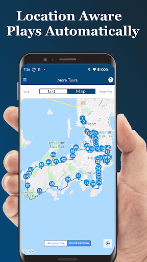 Screenshot of Newport, RI: GPS Driving Guide