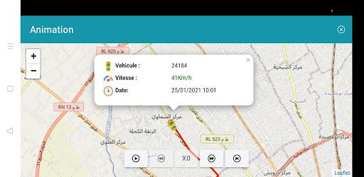 Android application exceltrace screenshort