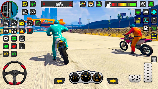 Gangster Moto Bike- Stunt Game