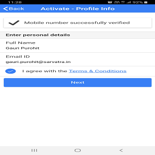 INDRAPRASTHA MOBILE BANKING AP Screen 2