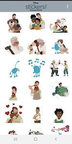 Captura de Pantalla 6 Disney Stickers: Mundo Extraño android