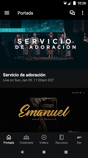 Android application Somos Ecclesia screenshort