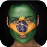 Flag Rio 2016 basketball icon