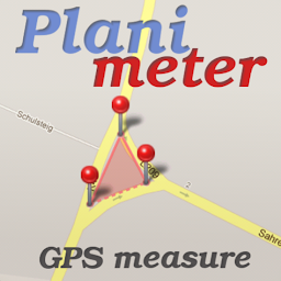 ຮູບໄອຄອນ Planimeter - GPS area measure