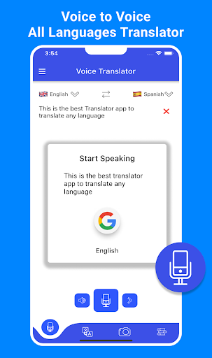 Speak & Translate Interpreter Screen 3