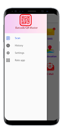 Android application QR code scanner & Barcode app. screenshort