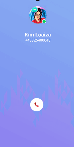 Kimberly Loaiza Chat & Call Screen 3