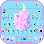 Cover Image of Baixar Cotton Candy Pink Keyboard Bac  APK
