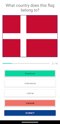Country Flags Screen 3