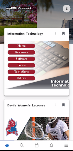 Android application myFDU Connect screenshort