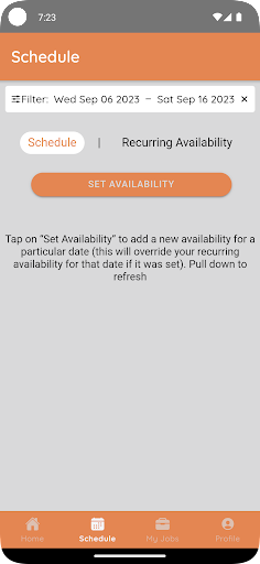 Kids & Kaboodles Sitters Screen 2