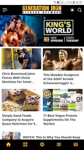 Android application GenerationIron.com screenshort
