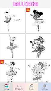 Ballerina Pixel Art