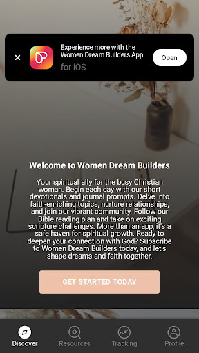 Android application Women Dream Builders screenshort