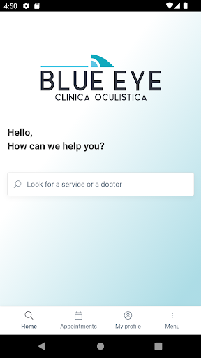 Android application Clinica Oculistica Blue Eye screenshort