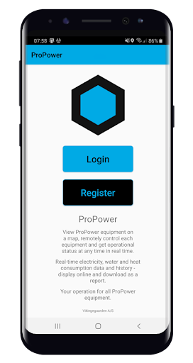 Android application ProPower screenshort