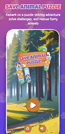 Android application Save Animals Puzzle screenshort