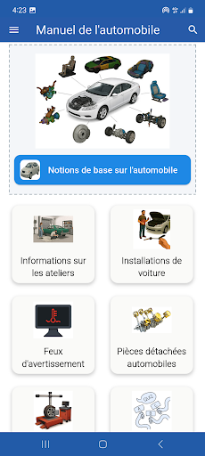 Aperçu de l'application