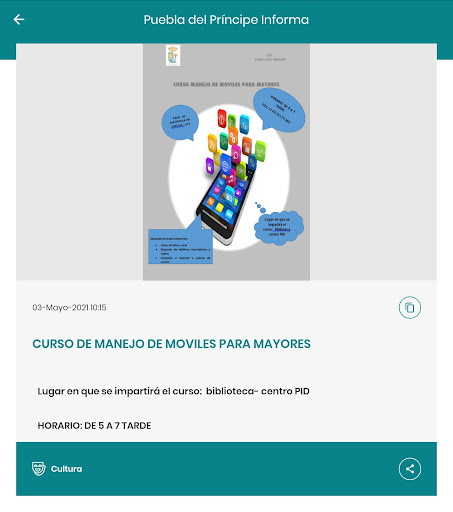 Puebla del Príncipe Informa Screen 3