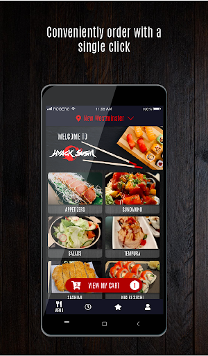 Android application Hyack Sushi screenshort