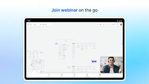 Screenshot of Zoho Meeting - Online Meetings