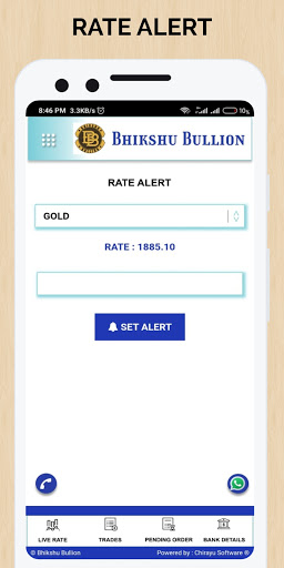 Android application Bhikshu Bullion screenshort