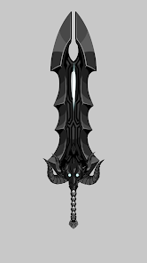 Original Weapon Concept: Sword and Gun (Concept by Me, Art by