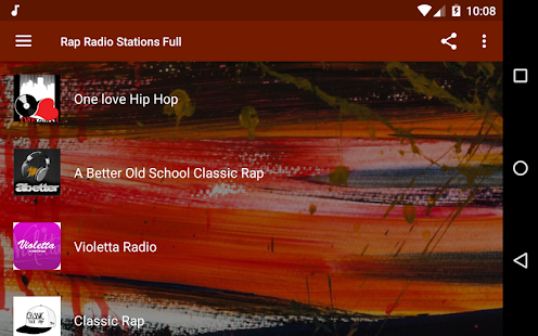 Rap Radio Stations Full Screenshot