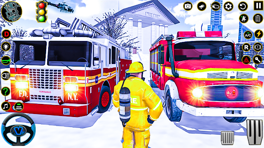 Firefighter: Fire Truck Rescue 1.0 APK + Mod (Unlimited money) إلى عن على ذكري المظهر