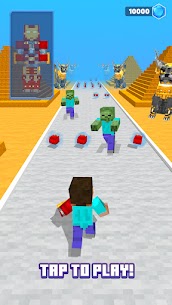 Hero Craft Runner v1.0.4 MOD APK (Unlimited Money) Free For Android 1