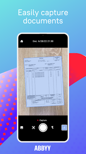 Android application ABBYY Capture screenshort