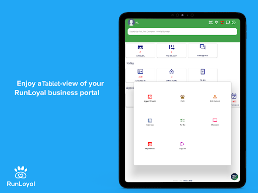 Screenshot of RunLoyal Staff App