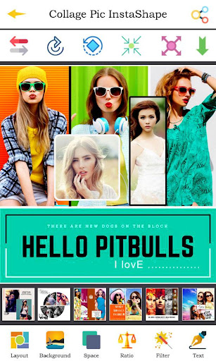 Android application 1000+ Photo Shape Collage screenshort