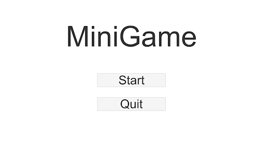 Android application MiniGame screenshort