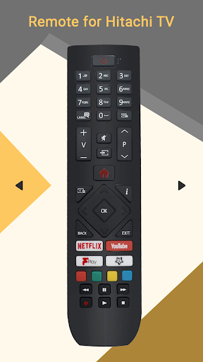 Remote for Hitachi TV Screen 2